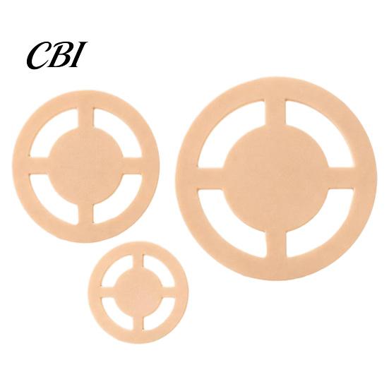 Clay Tool for Pottery 3Pcs Foot Ring Shaping Set, Ceramic Base Trimming Template, Studio Shaper Mugs Cups, 4/6/8cm Geometric Wheel Throwing