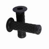 22mm 7/8"   Vintage Soft Rubber Handle Bar Hand Grips For Motorcycle Dirt Bike Black