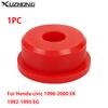 1PC Engine Swap Mount Bracket Bushing Inserts Kit Red Polyurethane For Honda Civic 1996-2000 EK and 1992-1995 EG