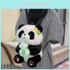 Panda Cute Flower Backpack Mahjong For Wealth Honey Jar Avocado Bag Plush