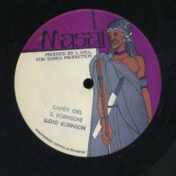 12-дюймовая пластинка ЛЛОЙД РОБИНСОН - Candy Girl LH005 Masai US Регги, Ска и Даб Б/У