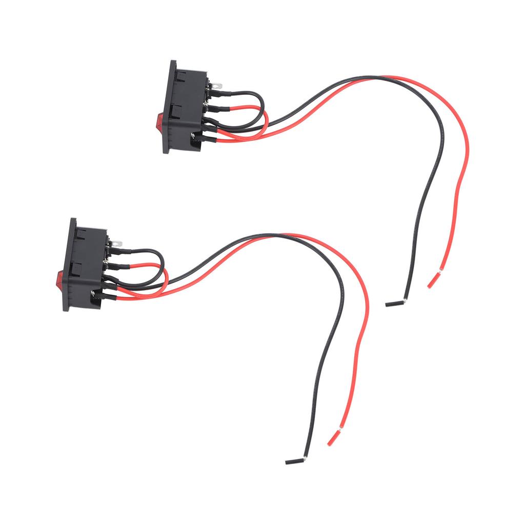 2PCS Pottery Machine Power Switch Push Button Safe Heat Resistant Easy to Use for Ceramic Machine