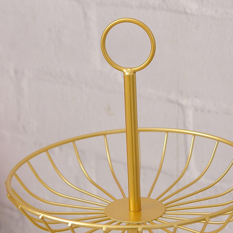 Бытовая 3-слойная тарелка с фруктами, столешница, металлическая корзина с фруктами, черный поднос в стиле ретро, ​​стеллаж для хранения, корзина для конфет, подставка для шведского стола