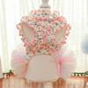 Soft Puppy Floral Vest Breathable Pet Summer Clothes Fashion Pet Princess Dress  Pet Party