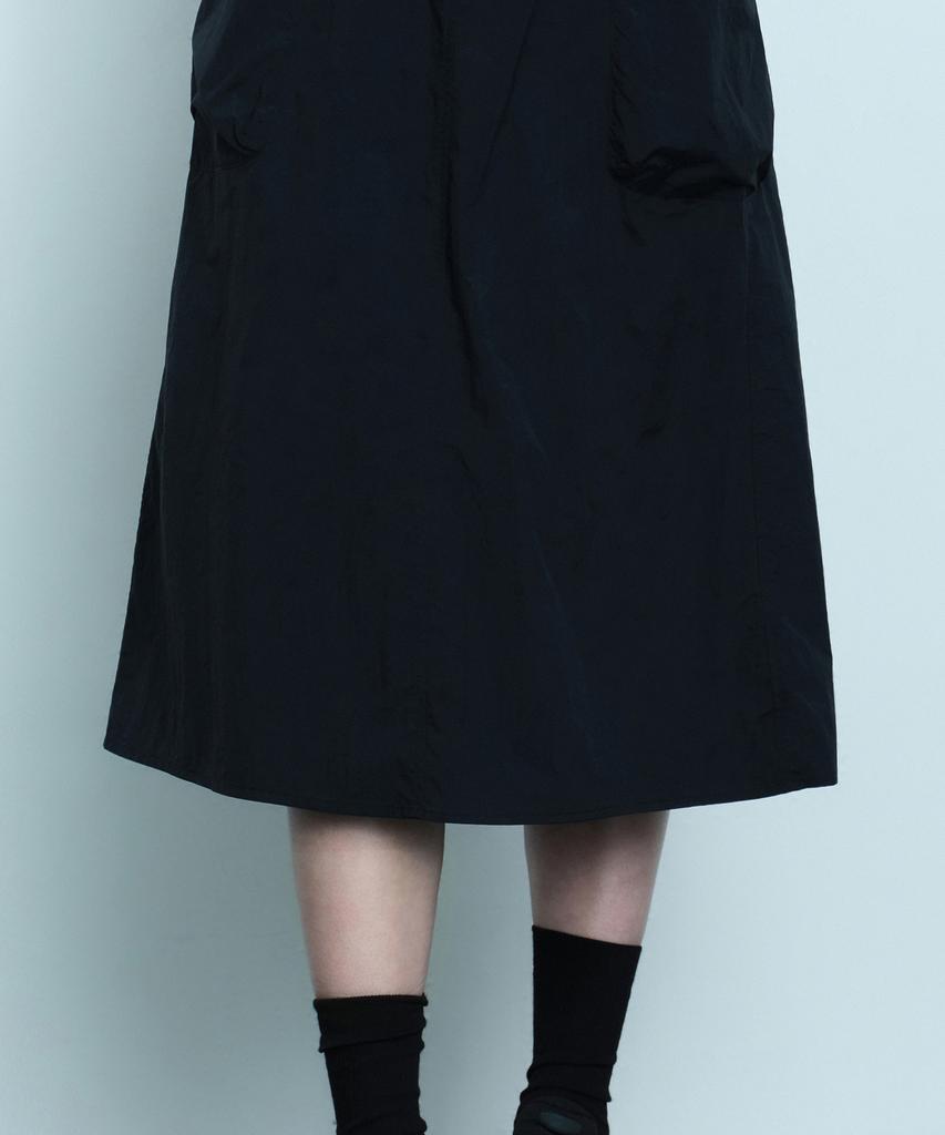 Musinsa Standard Woman Women'S Nylon Sleeveless Cargo Dress [Black]