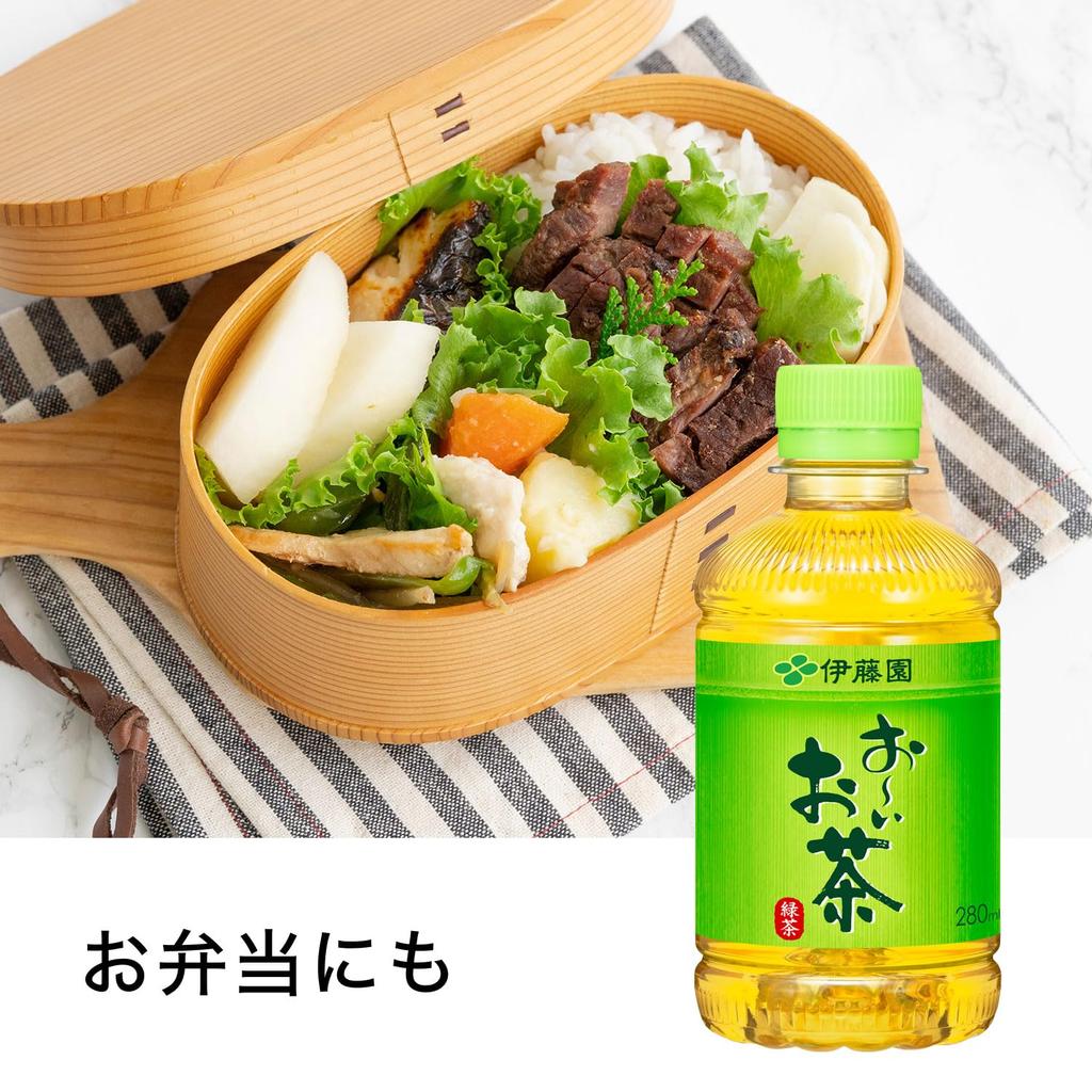 Itoen Oi Ocha Green Tea, 280ml X 24 Bottles