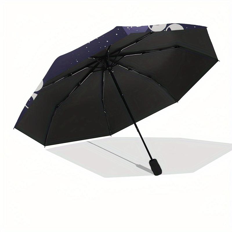 Mystical Moon Phases: Celestial Art for Your SpaceUmbrella, Portable 3-Fold Compact Umbrella,Christmas Gift ES443