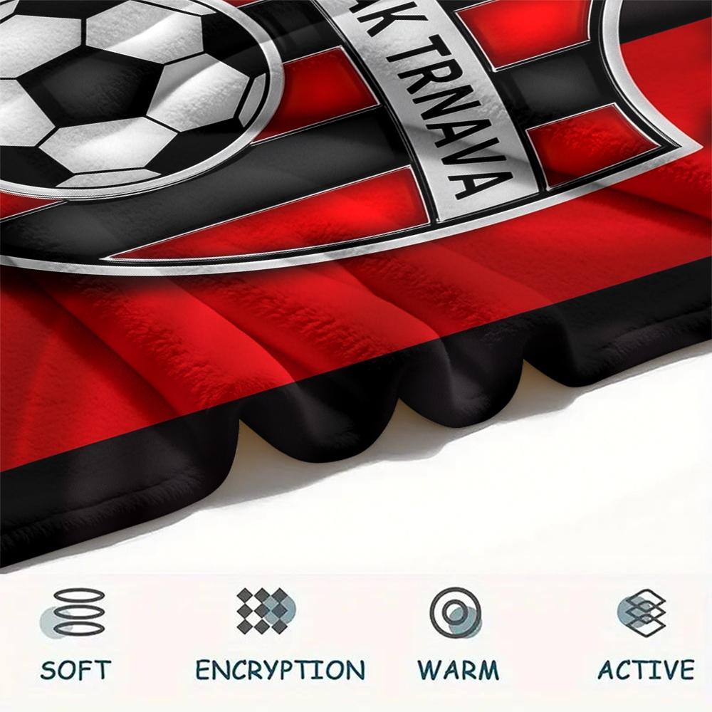 FC Spartak Trnava,pattern Flannel Blanket, High quality Comfortable for All Seasons, Home Decor, Warmth and Comfort, Perfect for Gifts.
