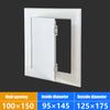 1Pc Access Panel Inspection Hole Pvc Access Doors Wall Ceiling White Hatch Cover Universal Plastic Push-Type Inspection Port