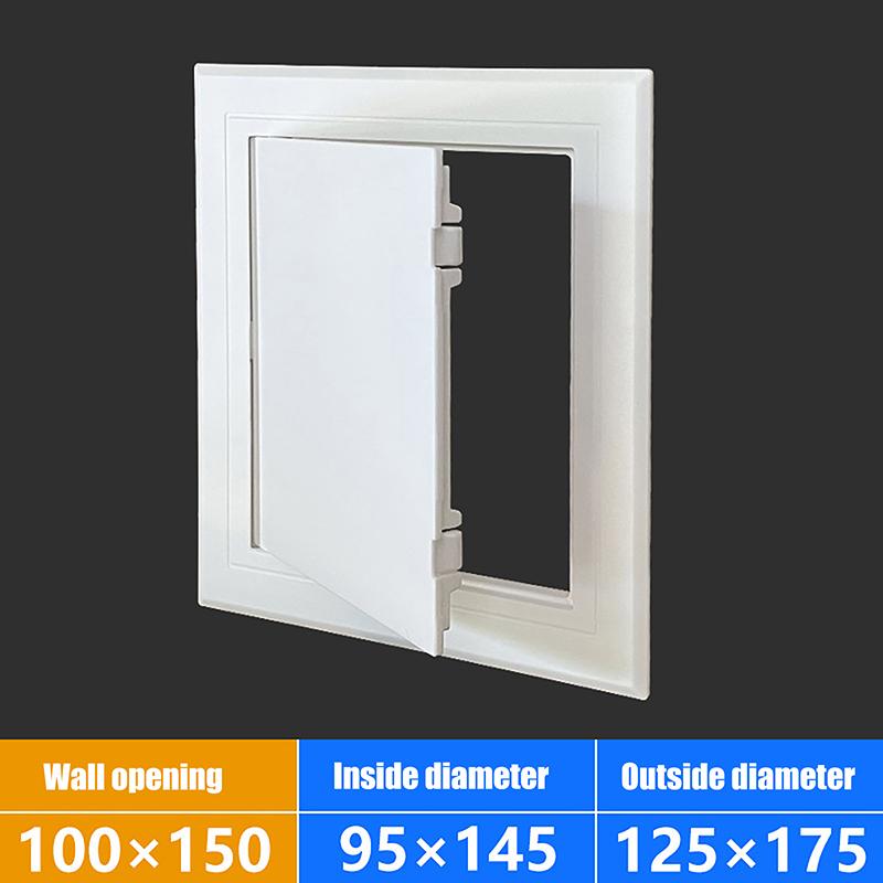 1Pc Access Panel Inspection Hole Pvc Access Doors Wall Ceiling White Hatch Cover Universal Plastic Push-Type Inspection Port