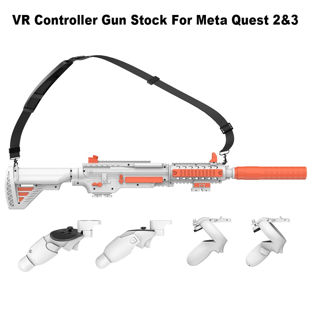 Новый Улучшите игровой опыт виртуальной реальности VR Магнитный VR Винтовочный приклад для Meta Quest 2&3 VR Игры Аксессуары