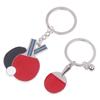 Cute Mini Table Tennis Racket Keychain Sport Ping Pong Paddle Pendant Keyring For Men Women Backpack Car Ornament