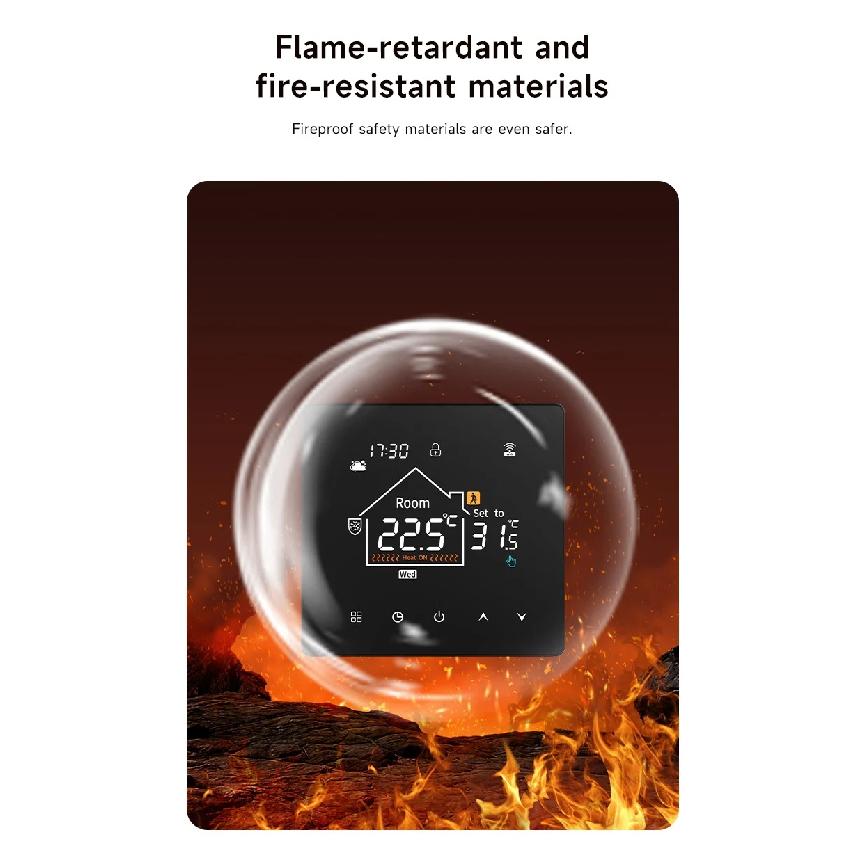 GEYA Tuya WIFI Smart Floor Heating Thermostat Water Floor Heating Electric Floor Heating Temperature Control Switch GSW6-K7