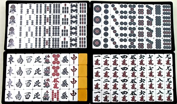 Набор плиток для маджонга ручной работы с оригинальным ремешком для плиток Go Labo Amos BEGIN Taiyo Giken
