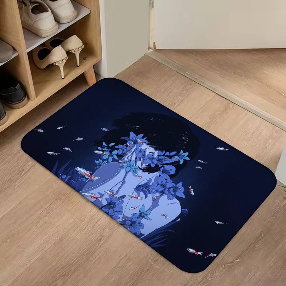 Paprika Movie Floor Mat Home Bathroom Absorbent Mats Anti-Slip Mats Home Decor Supplies