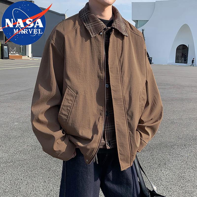 Мужская повседневная куртка из искусственной двухслойной ткани NASA MARVEL