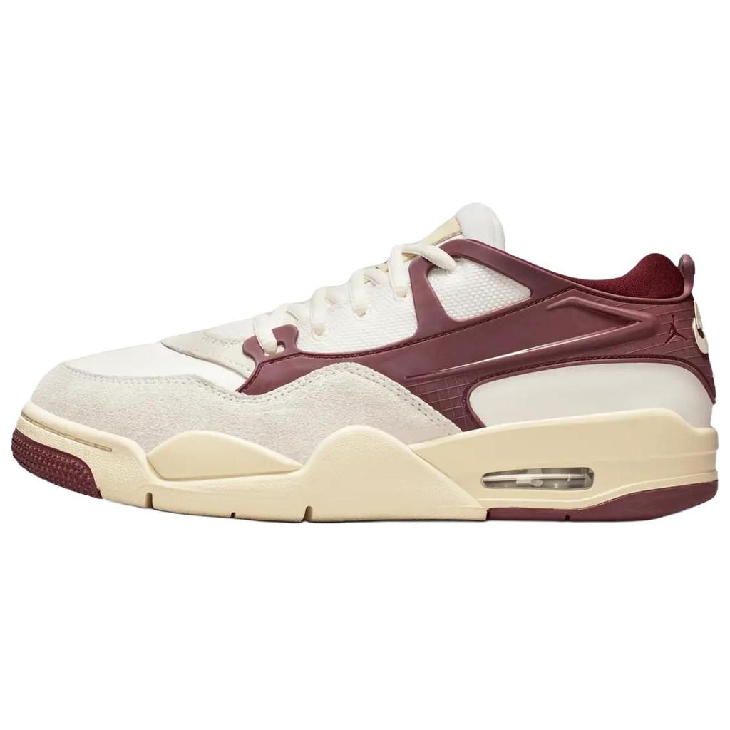 Jordan Air Jordan 4 Support Винтажные Баскетбольные Кроссовки Женские Белые Красные FQ7940-101