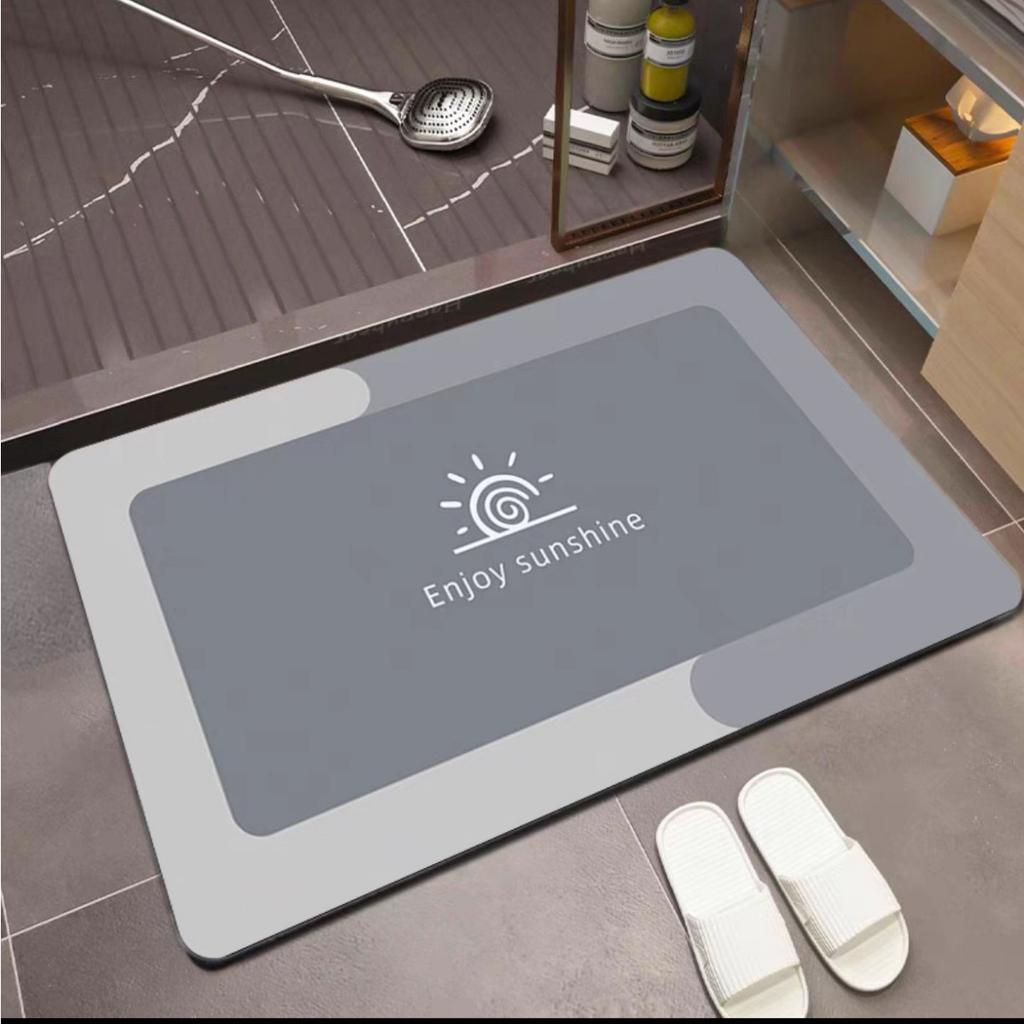 HOMZY Супервпитывающий коврик для ванной из диатомовой грязи, нескользящий, коврик для ног в туалет, противоскользящий коврик для ванны, кухонный коврик для пола, коврик для пола в гостиную, домашний декор