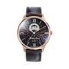 Автоматические мужские часы Edmond Limited Edition с открытым сердцем и коричневым циферблатом MC1886PI