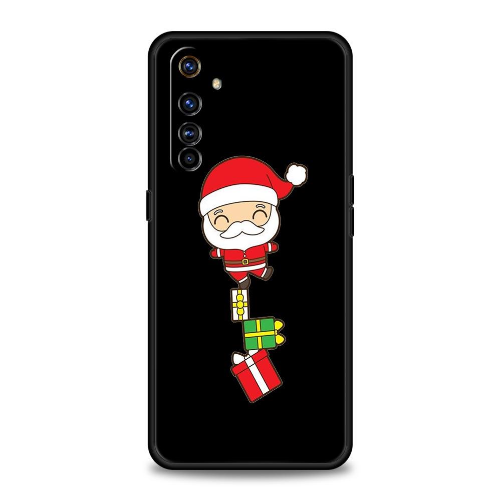 Чехол для телефона для Realme 12 11 10 9 8 5G 7 6 GT5 GT3 GT2 Pro Plus C21 C11 C25 C35 GT Neo 2 3 3T 5 Чехол Рождественский Санта-Клаус