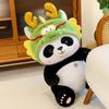 Cute Panda Plush Toys Dragon Year Mascot Doll Giant Panda Doll Panda Transforms Into Dragon Doll