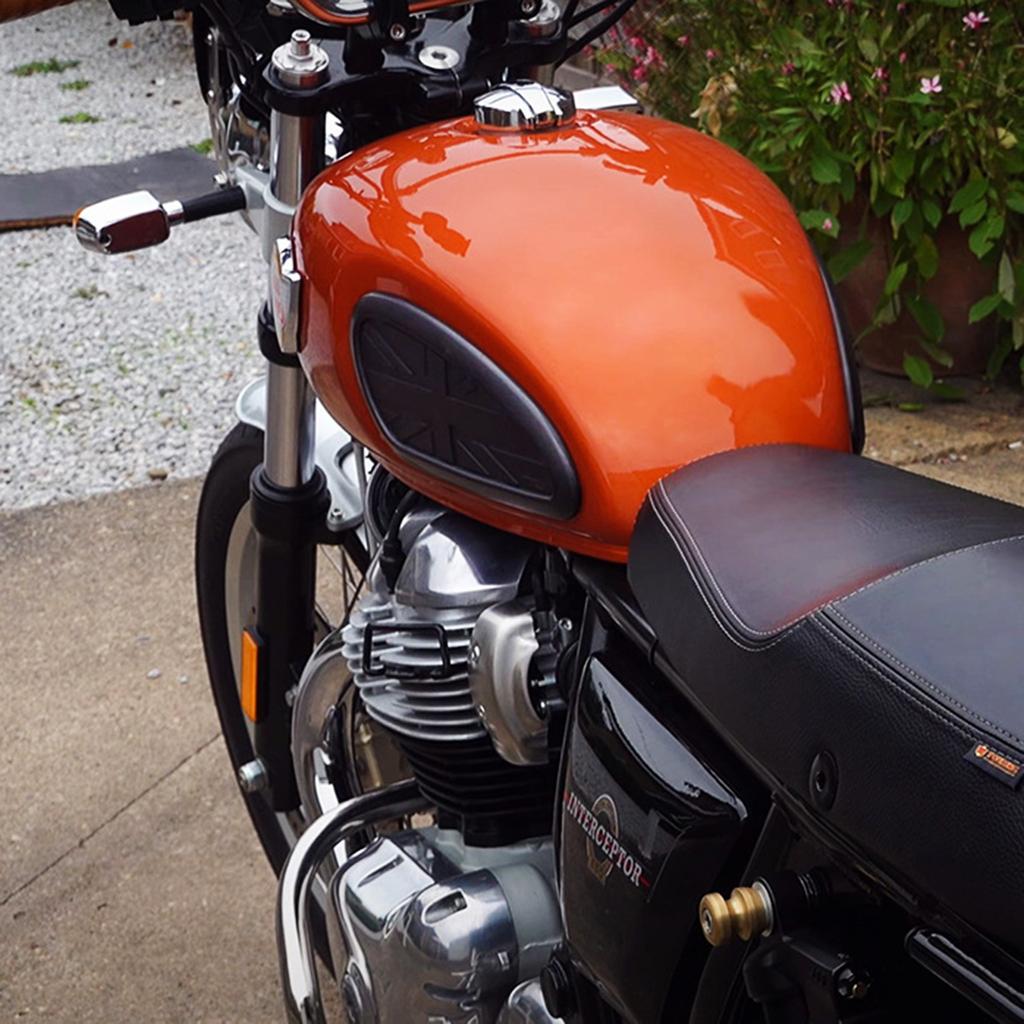 Подходит для мотоцикла T100 T120 Bobber 1200/Thunderbird-900 Боковая накладка на бензобак Тракционный наколенник Протектор Наклейка Противоскользящая накладка