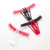 Women's Low Waist Pearl Lace Thong G-String