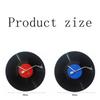 Ultra-Quiet Vinyl Record Wall Clock Hanging Music Decor Home Decor Household Wall Clock  Gift