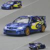 1/36 Subaru Impreza WRC Sports Car Alloy Diecast Metal Scale Model Car Miniature Car Model Static Collection Children Toy Car Vehicles