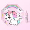 Cartoon Children Fully-Automatic Umbrella Cute Unicorn Folding Umbrellas Windproof Black Coating Anti UV Parasols Kids Umbrella