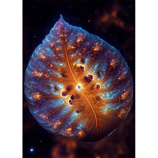 Фэнтези Растения Галактический Сад Листья Принты Постер Холст Картина Современное Настенное Искусство Картинки Для Гостиной Спальни Домашний Декор