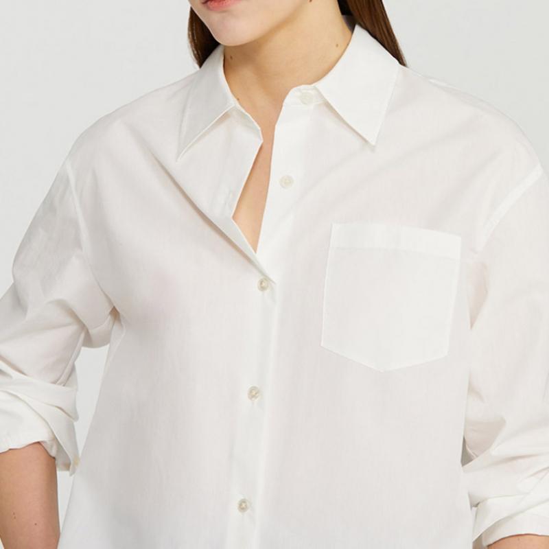 Она S miSS  базовая необходимая рубашка SwwStp12050 Wh