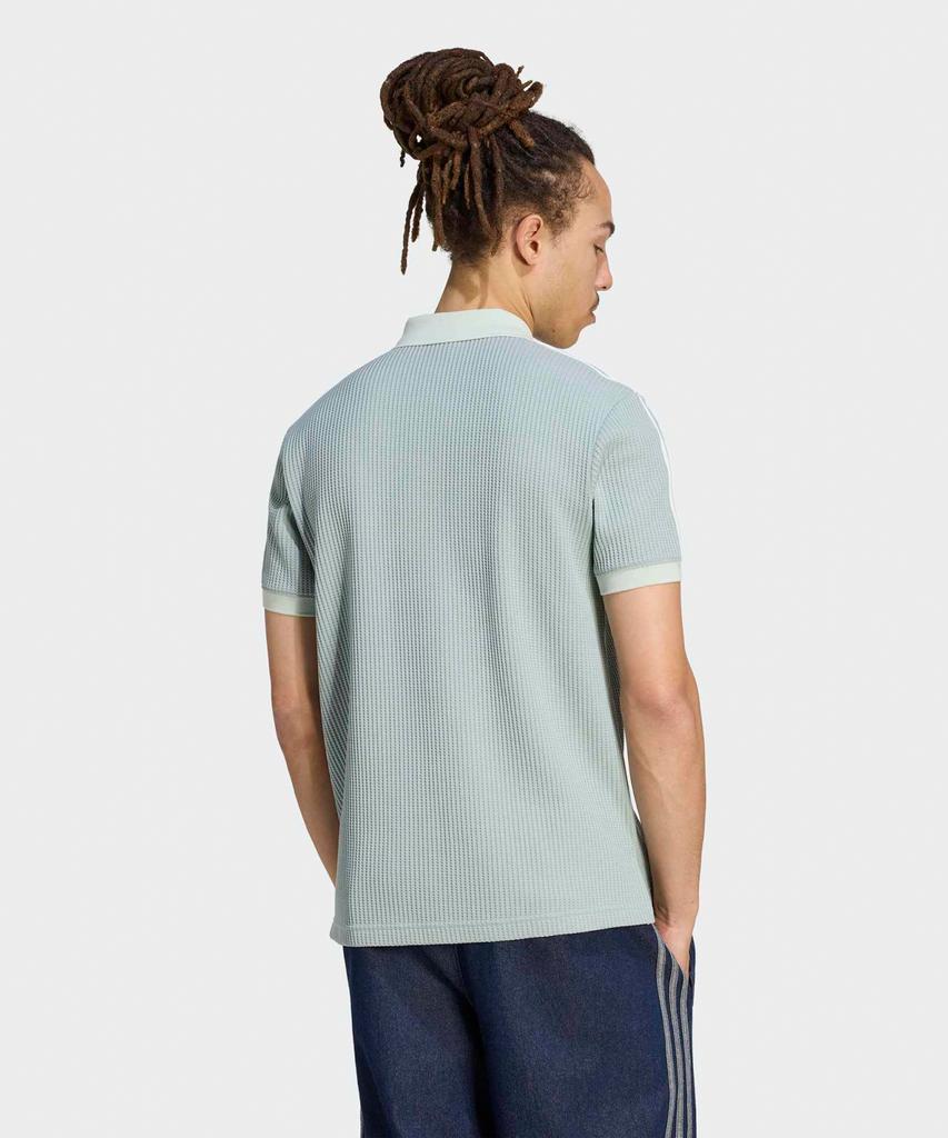 ADIDAS Waffle Knit Polo Shirt - Wonder Sage / Kx1231