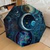1pc Celestial Yin-Yang Harmony Umbrella with Plastic Handle,Suitable for All Seasons Home Travel Outdoor UmbrellaDD869