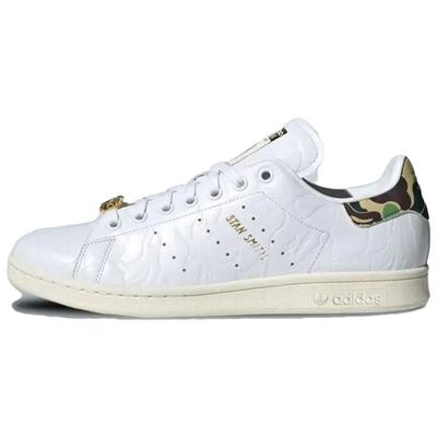 BAPE x Stan Smith 30-летие Мужские кроссовки Белый Облачно-белый Молочно-белый IG1115