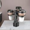 Universal 360° Rotating Cup Holder Expander, Adjustable Car Drink Adapter for Oversized Cups Fits Most Vehicles
