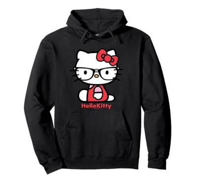Худи с очками Hello Kitty в американском дизайне