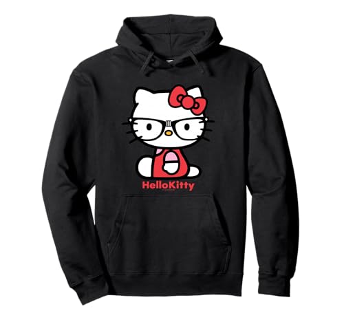 Худи с очками Hello Kitty в американском дизайне