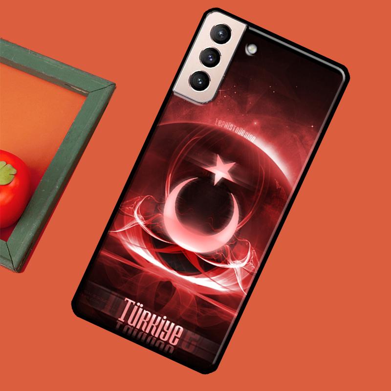Турция Турецкий флаг Мягкий чехол для Samsung Galaxy S23 S22 S21 Ultra Note 20 Note 10 S8 S9 S10 Plus S20 FE Чехол