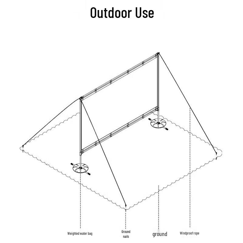 JMGO 100-inch Portable Projection Screen