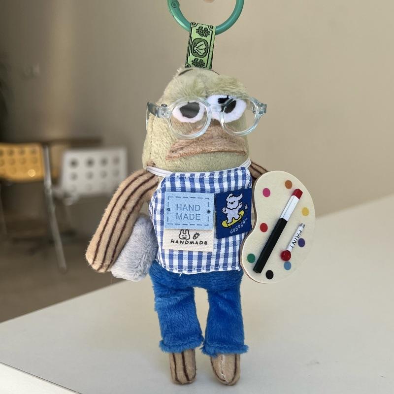 Cute Cartoon Spongebob Series Pendant Doll Keychain Bag Decoration Ornament Kids Gift
