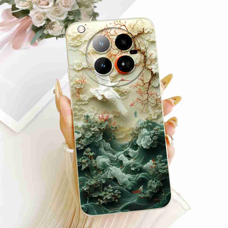 For Infinix Zero 40 4G X6860 Case Luxury Bow Painting Soft Silicone Back Cover For Infinix Zero40 ZERO 40 4G Phone Cases Bumper