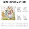 Art Pillow Case Sofa Living Room Bedroom Double-sided Printing Square Sarah Kay Swing Girl Cushion Nap Time Pillow Case