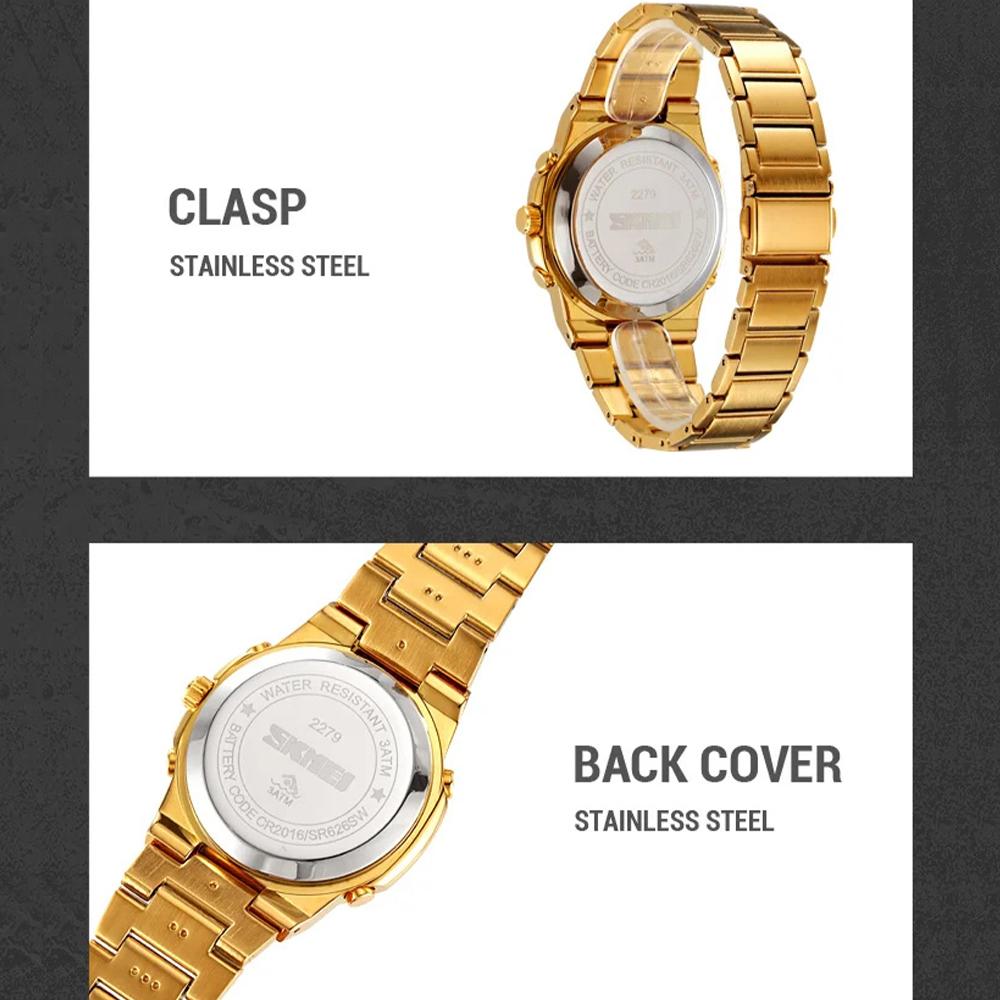 Модные повседневные деловые кварцевые часы с подсветкой и датой, водонепроницаемые наручные часы с цифровым дисплеем Relogio Masculino, мужские часы с будильником