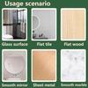 30 PCS Clear Adhesive Wall Hooks - Transparent Acrylic, Reble & Non - Marking. Ideal for Kitchen, Bath, Bedroom & Office