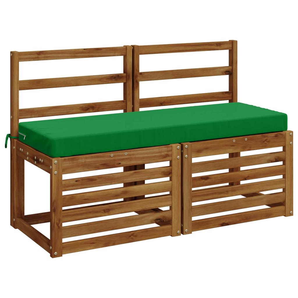 2 piece Bench Cushions SOEST 2 pcs. 100percent  Polyester Green