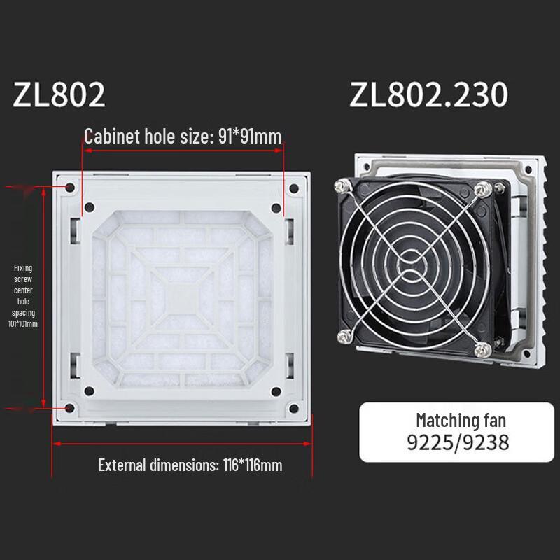 Hurricane Z802 Cooling Fan Ventilation Filter Kit