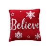 Jacquard Throw Pillowcover INS Style Cushion Cover Christmas Plush Pillowcase  Living Room/Office