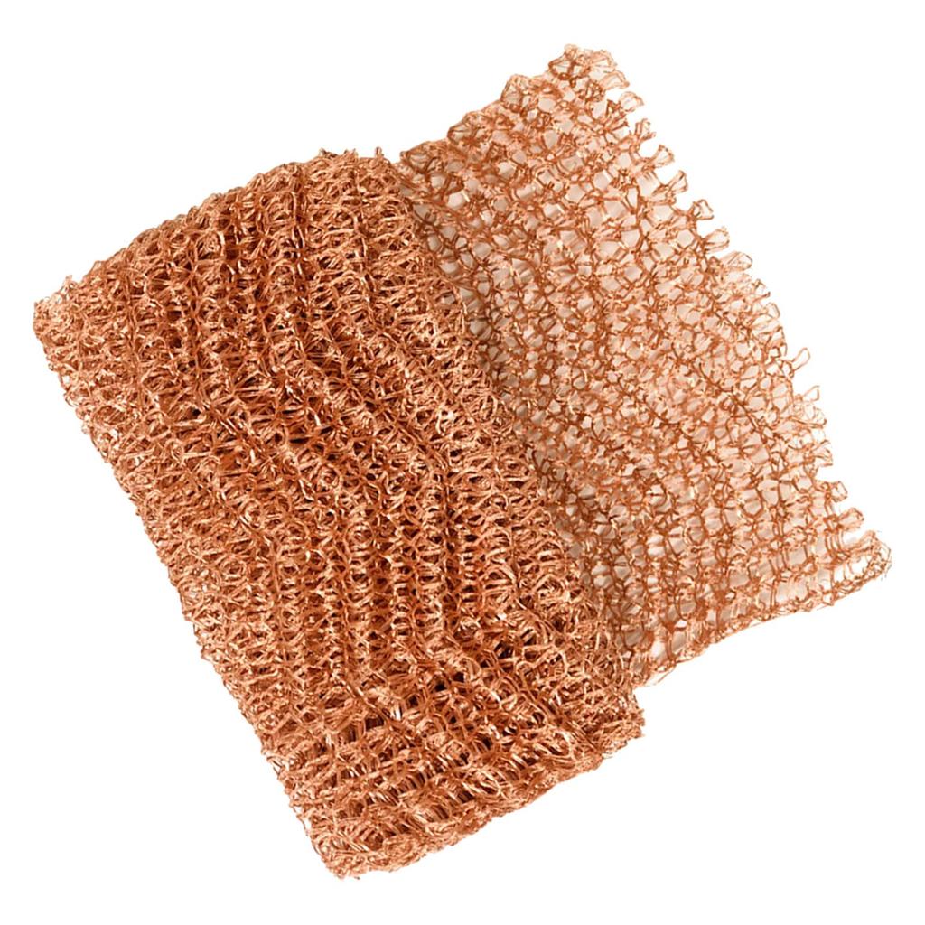 Фильтры для паров из медной сетки в рулонах 12,7 см x 6 м, устойчивые к ловушкам для улиток, медная вязаная проволочная сетка