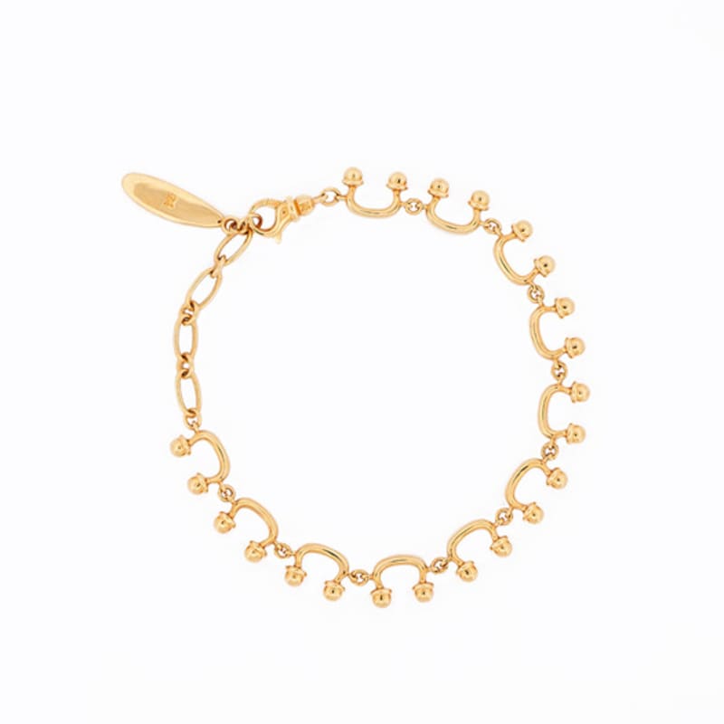 Invisible collage IC CHAIN BRACELET_GOLD
